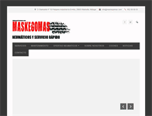 Tablet Screenshot of maskegomas.com